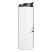 Minimale Dreiecks-Logogestaltung Thermosbecher (Nach links gedreht)