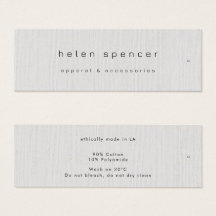 Minimale Dünndecke, Preis-Tag, Betreuungstafel