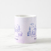 Minimale Eid al Adha Linienkunst Kaffeetasse (Mittel)