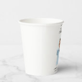 Minimale einfache Foto-Bogen-Gedenkstätte Pappbecher (Rechts)