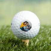 Minimale einfache Foto-Golfbälle Golfball (Insitu T-Shirt)