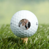 Minimale einfache Foto-Golfbälle Golfball (Insitu T-Shirt)