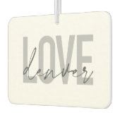 Minimale, einfache, moderne, urbane Design Liebe D Autolufterfrischer (Links)