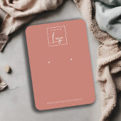 Minimale einfache Tomatensonde Roter Geruchsring-A Visitenkarte