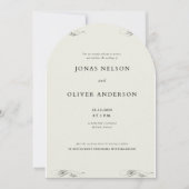 Minimale Einladung mit Liner Design 2025 (Vorderseite)