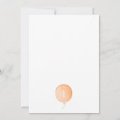 Minimale Einladung zum Geburtstag (Rückseite)