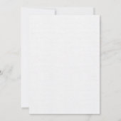 Minimale Einladung zur Abschlussfeier (Rückseite)