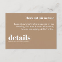 Minimale Einladung zur Hochzeit