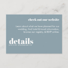 Minimale Einladung zur Hochzeit