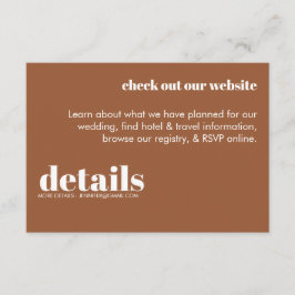 Minimale Einladung zur Hochzeit