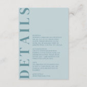 Minimale Einladung zur Hochzeit (Vorderseite)