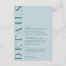 Minimale Einladung zur Hochzeit