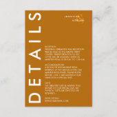 Minimale Einladung zur Hochzeit (Vorderseite)