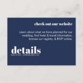 Minimale Einladung zur Hochzeit (Vorderseite)