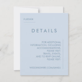 Minimale Einladung zur Hochzeit