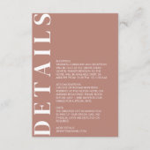 Minimale Einladung zur Hochzeit (Vorderseite)