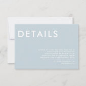 Minimale Einladung zur Hochzeit (Vorderseite)