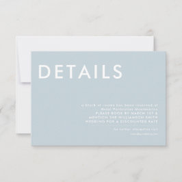 Minimale Einladung zur Hochzeit