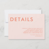 Minimale Einladung zur Hochzeit (Vorderseite)