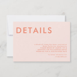 Minimale Einladung zur Hochzeit