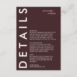 Minimale Einladung zur Hochzeit