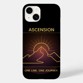 Minimale Einstrich-Bergkette | Sunrise Line Case-Mate iPhone 14 Hülle