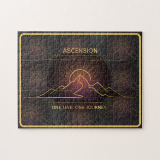 Minimale Einstrich-Gebirgskette | Sunrise Line Puzzle