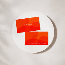 Minimale Einzigartige Abstrakte Rote Orange Kunst
