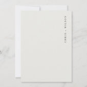 Minimale Elegante farbenfrohe Rainbow-Verlobung Einladung (Rückseite)