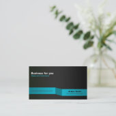 Minimale elegante modern visitenkarte businesscard (Stehend Vorderseite)