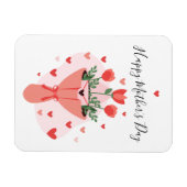 Minimale elegante Muttertags-Karte Magnet (Horizontal)