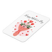 Minimale elegante Muttertags-Karte Magnet (Linke Seite)