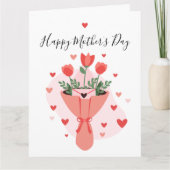 Minimale elegante Muttertagskarte Karte (Vorderseite)