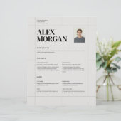 Minimale elegante professionelle Unternehmensbewer (Stehend Vorderseite)