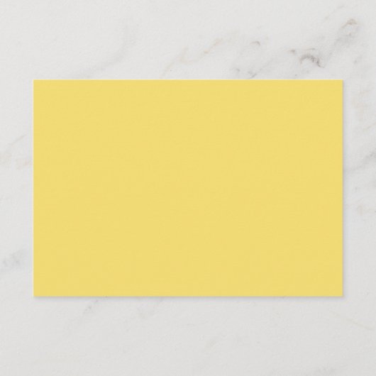 Minimale elegante Script-Empfang-Abschlusskarte Begleitkarte (Rückseite)