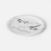 Minimale Eleganz machen wir Papierplatte Pappteller (Schrägansicht)