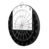 Minimale Entwurfs-Schwarz-Rahmen-Dartscheibe Dartscheibe (Vorderseite rechts)
