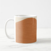 Minimale Erdtöne-Welle-Tasse Kaffeetasse (Links)