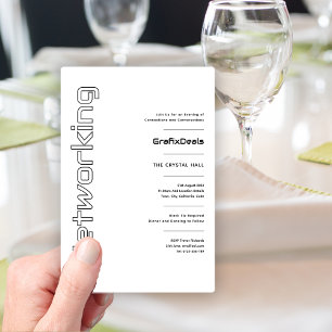 Minimale Ereignisse im Business Corporate Tech Net Einladung