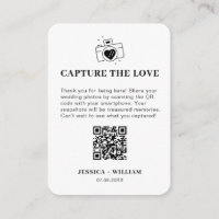 Minimale Erfassung der Liebe QR-Codezeichen