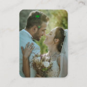 Minimale Erfassung der Liebe QR-Codezeichen Begleitkarte (Rückseite)