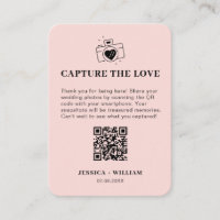 Minimale Erfassung der Liebe QR-Codezeichen