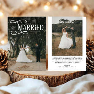 Minimale erste Weihnachten verheiratete Paare 2 Fo