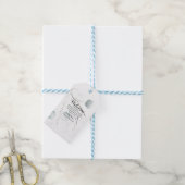 Minimale Eukalyptus-Hochzeits-Willkommensgeschenk- Geschenkanhänger (Mit Garn)