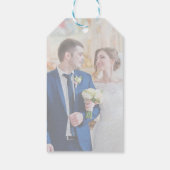 Minimale Eukalyptus-Hochzeits-Willkommensgeschenk- Geschenkanhänger (Rückseite)