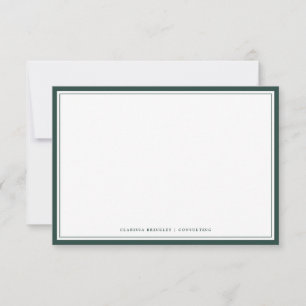 Minimale Evergreen-Flachbildschirm Mitteilungskarte