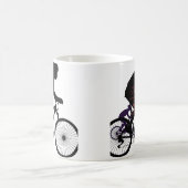 Minimale Fahrrad-Kunst Kaffeetasse (Mittel)
