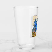 Minimale Fahrrad-Kunstgrafik Glas (Rechts)