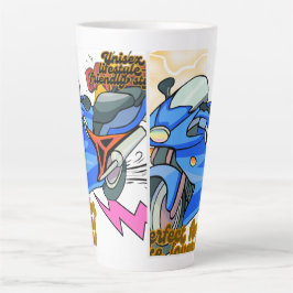 Minimale Fahrradgrafik Milchtasse