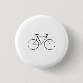 Minimale Fahrradmarkierungstaste für Fahrradliebha Button (Vorderseite)